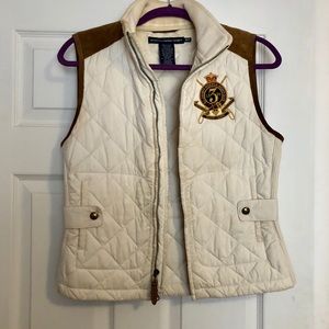 Ralph Lauren Ivory Vest